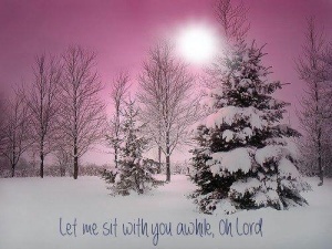 sit with you lord